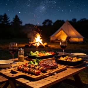Starlit Bonfire: Campsite BBQ Package