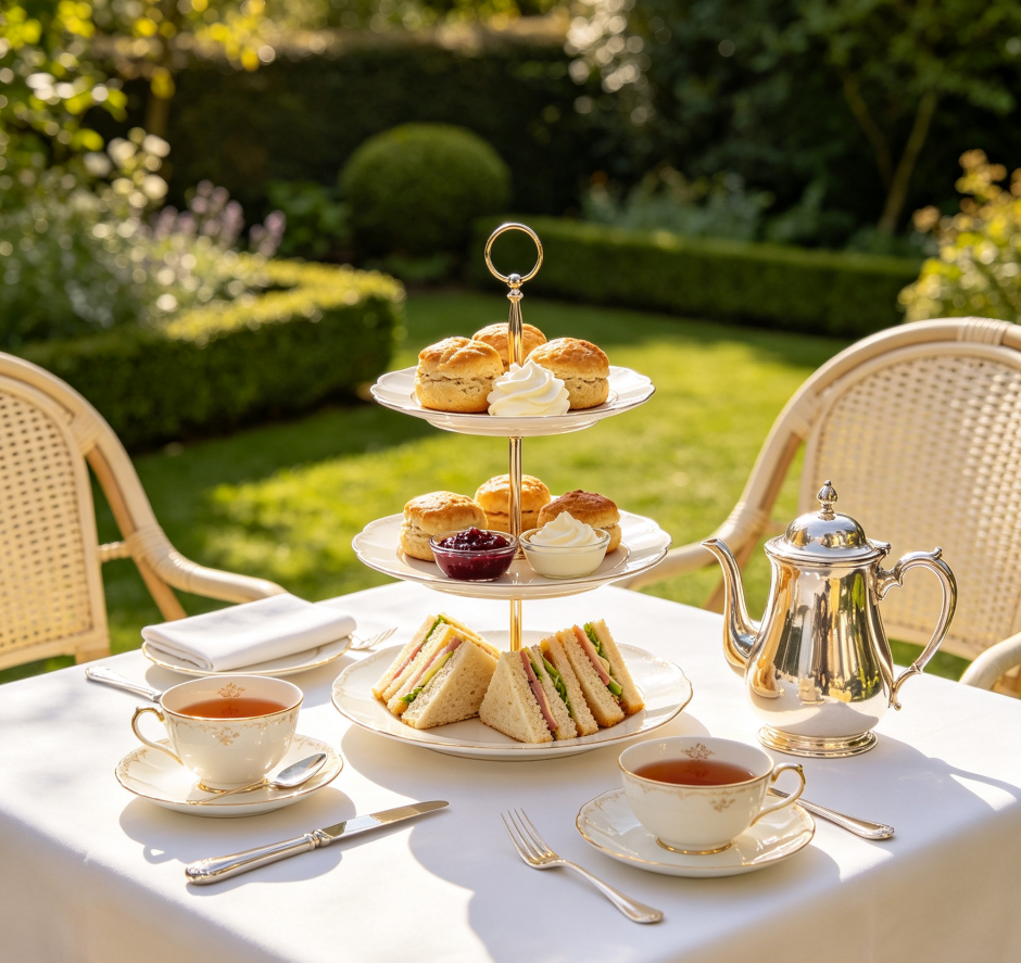 Afternoon Garden: British Cream Tea